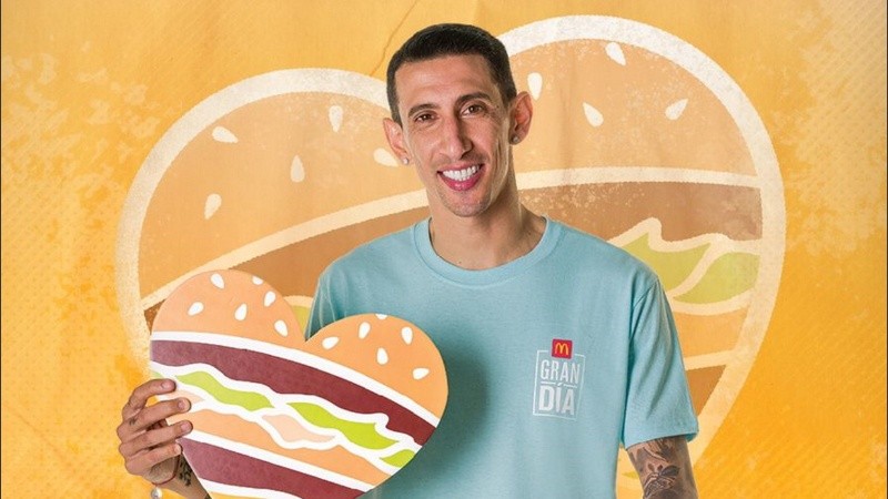 Este año el mediocampista de la Selección Argentina, Ángel Di María, es la nueva cara de la campaña