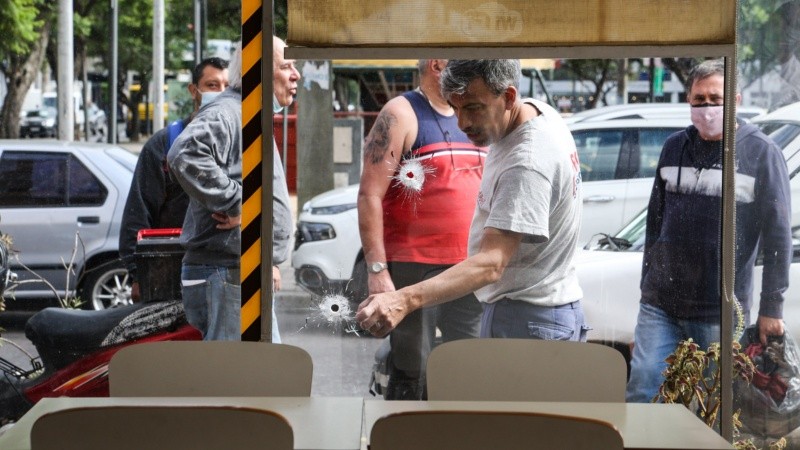 Los balazos en la estación de Giribone. 
