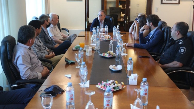 Lagna se reunió con referentes del sector.