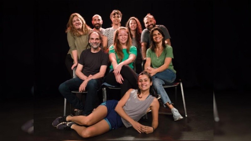 El elenco de la obra 