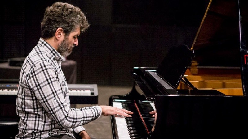 El pianista Ernesto Jodos.
