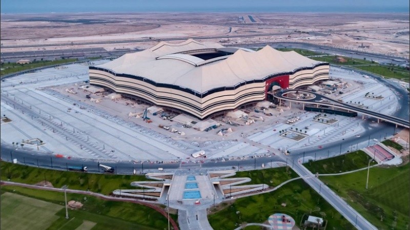 El Estadio Al Bayt, en el que se jugará el primer partido del próximo mundial.