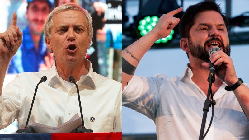 Kast y Boric definirán mano a mano con modelos contrapuestos.