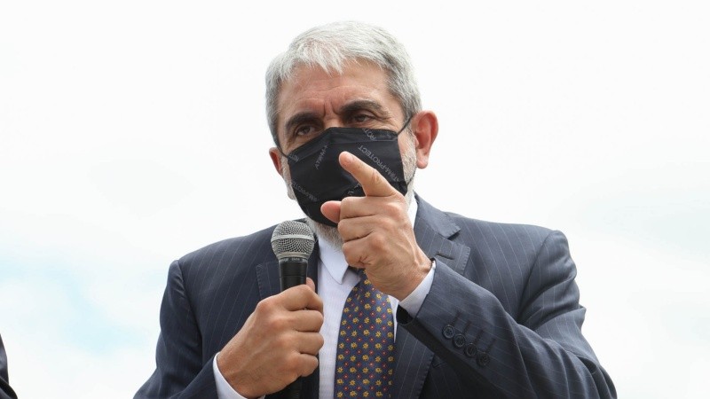Fernández estuvo en Rosario durante la última llegada de agentes federales.