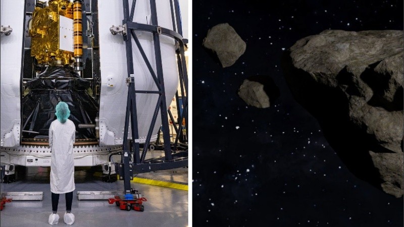 El satélite DART también lleva innovadores paneles solares desplegables.