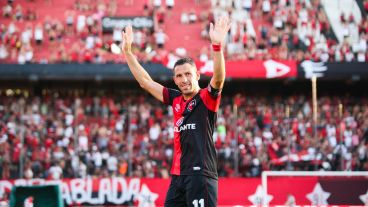 El último grito: La Fiera hizo el gol de la victoria de Newell´s el miércoles pasado.
