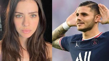 Eugenia Suárez y Mauro Icardi.