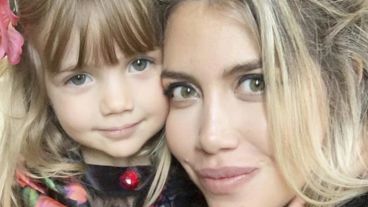 Wanda y su hija más pequeña, Isabella.