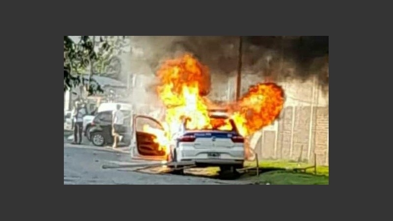 Imágenes dantescas de lo que debió ser una jornada deportiva.