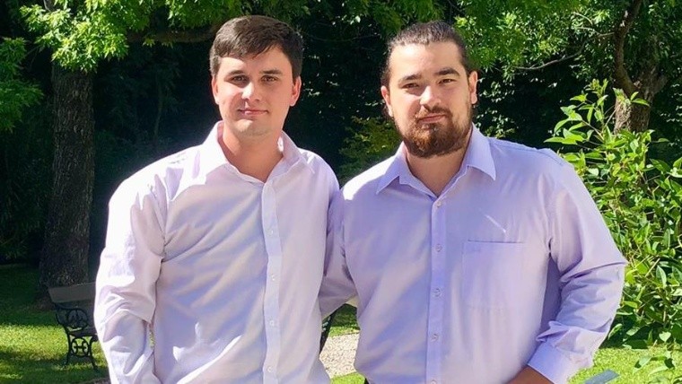 De izq a dcha. Kevin Debiase y Santiago Sanguinetti, al frente de Ecogrid.