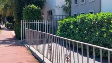 Avenida Harding 7330, en Miami, donde vivía la argentina de 28 años