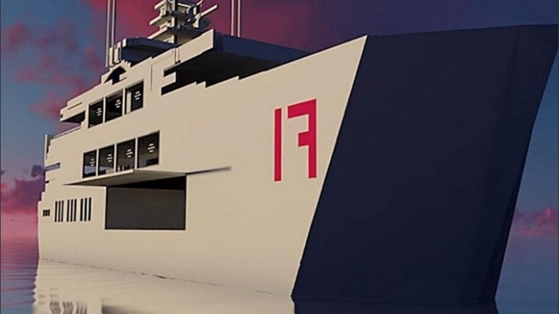 El yate se puede recorrer dentro del mundo virtual.