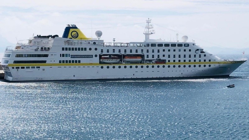 El crucero partió de Cabo Verde.