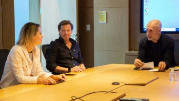 Losada en su encuentro con Rodríguez Larreta en Buenos Aires