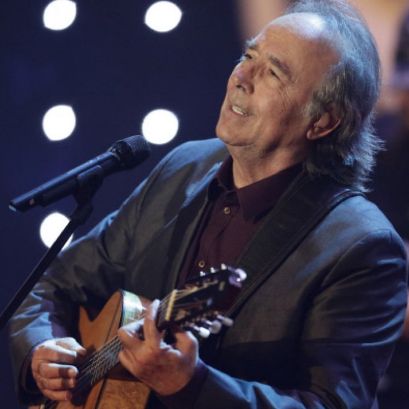 Singer Joan Manuel Serrat performing during the 30th annual Goya Film Awards ceremony in Madrid , on Saturday 6th February, 2016.