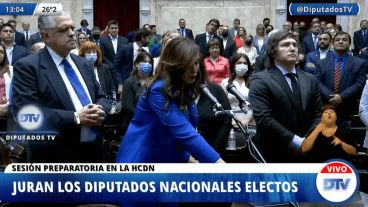 La jura de Victoria Villarruel como nueva diputada nacional