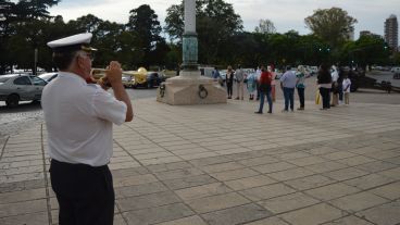 El acto se realizó este jueves a la mañana en el Monumento.