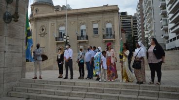 El acto se realizó este jueves a la mañana en el Monumento.