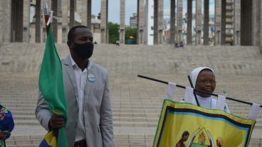 El acto se realizó este jueves a la mañana en el Monumento.