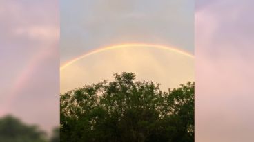 Toda la belleza del cielo rosarino tras la tormenta del domingo