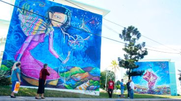 Camino Corazón: parte de un tríptico realizado en Santa Clara, Cuba, donde están los restos del Che Guevara.