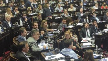 Negri fue el vocero en la conferencia de prensa de Juntos por el Cambio.