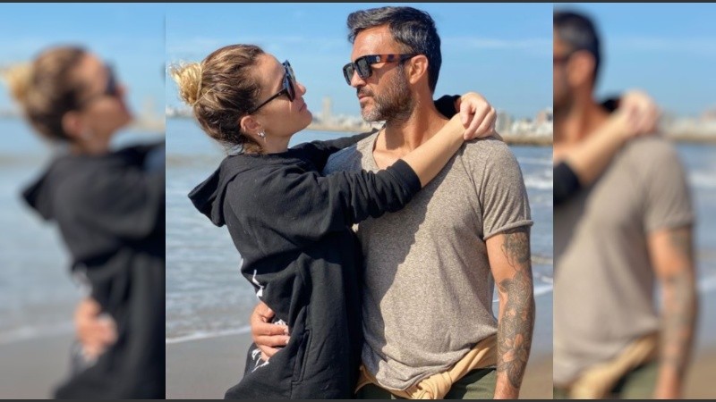 Mica Viciconte y Fabián Cubero.