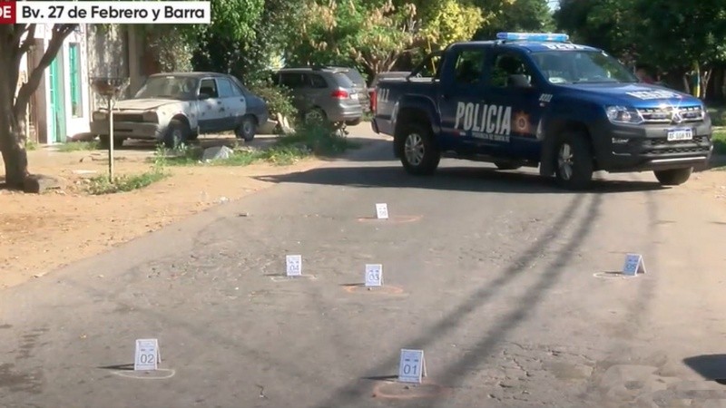 Siete disparos escucharon los vecinos cerca de las dos de la tarde.