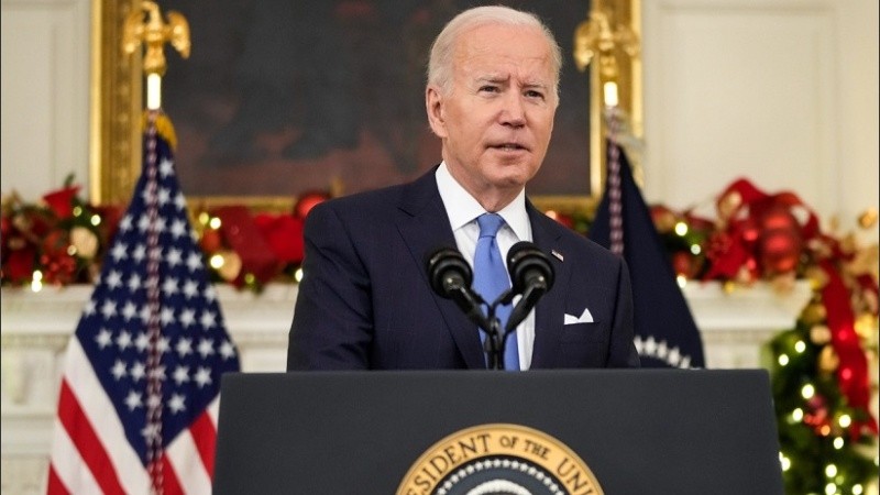 Biden dijo anteriormente que la crisis de salud pública se ha convertido en gran medida en un problema de los no vacunados.