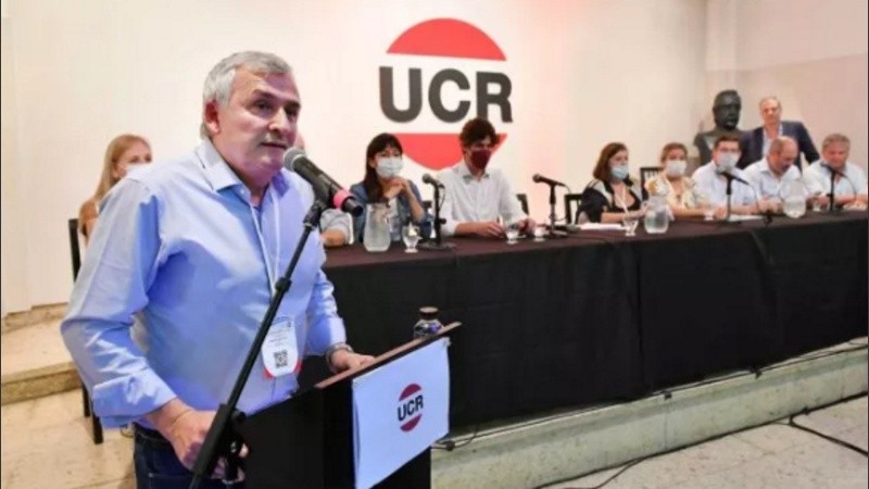 El gobernador de Jujuy y flamante presidente de la UCR, Gerardo Morales.