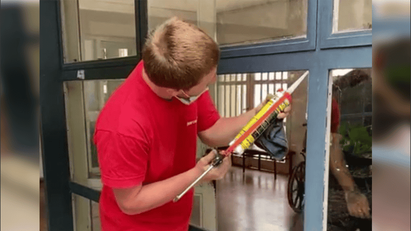 La primera etapa de reposición se hizo efectiva en el Instituto de Rehabilitacion.