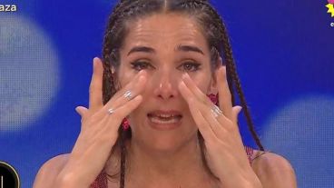 Las lágrimas de Juana Viale en el cierre de su programa.
