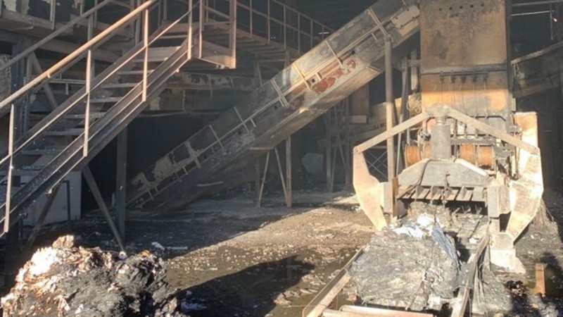 El municipio informó que se dañó gravemente la totalidad del equipamiento y la maquinaria existente.