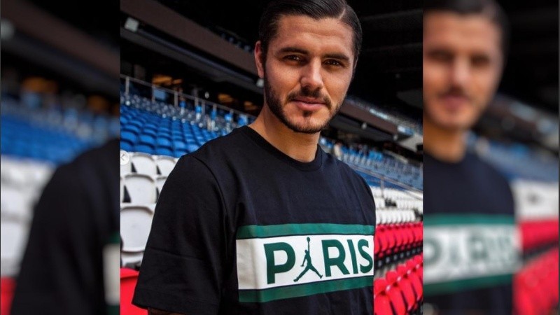 Mauro Icardi dejó la castaña cabellera atrás.