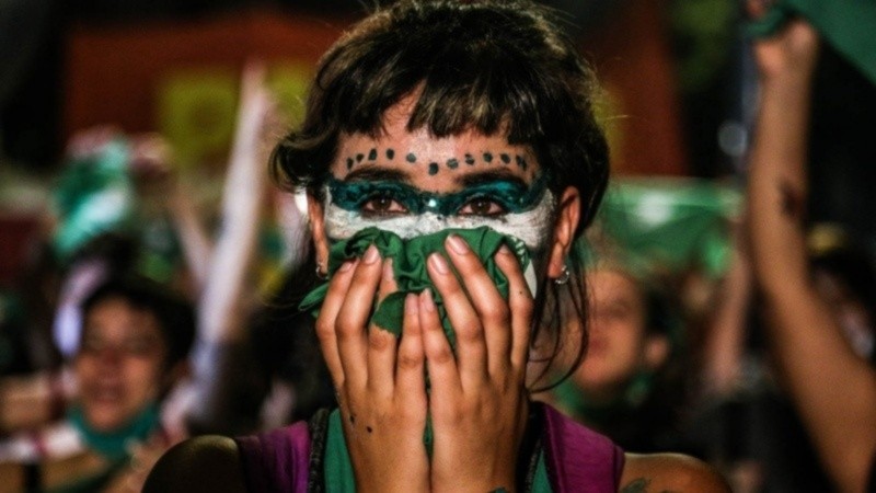 Una imagen de las afueras del Congreso de la Nación el 30 de diciembre de 2020. (Alan Monzón/Rosario3)