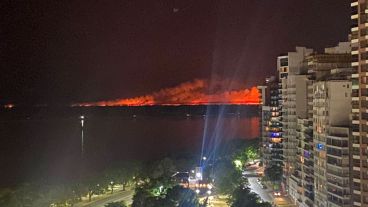 La lluvia trajo alivio y apagó el fuego de las islas.