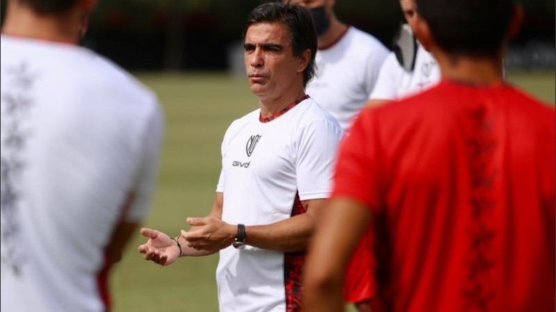 Sanguinetti en el día del estreno. 