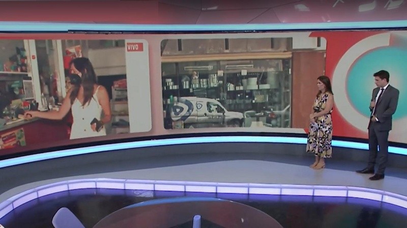 Vecinos denunciaban cortes de luz este lunes.