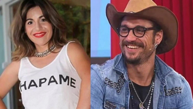 Gianinna Maradona y Daniel Osvaldo.