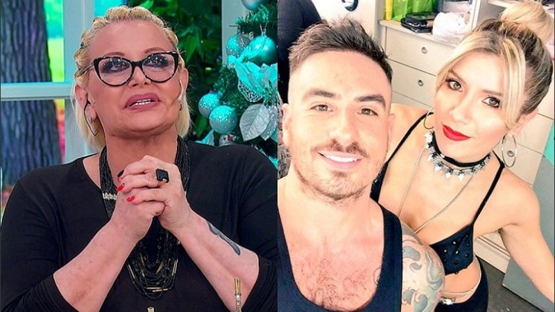 Carmen Barbieri se refirió al tatuaje que su hijo tiene de Laurita Fernández.