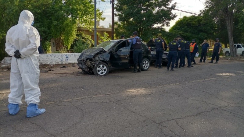 Cuatro de los cinco ocupantes del auto siniestrado fallecieron.