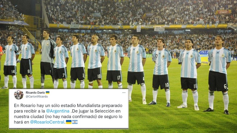 La selección Argentina jugó en Rosario por última vez en 2009 en el Gigante. 
