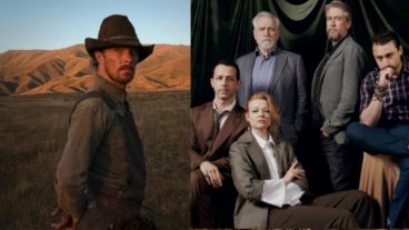 El actor Benedict Cumberbatch protagoniza "El poder del perro" y el elenco de la serie "Succession".