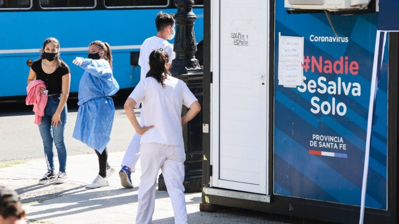 Santa Fe fue el cuarto distrito con mayor cantidad de infectados por día.