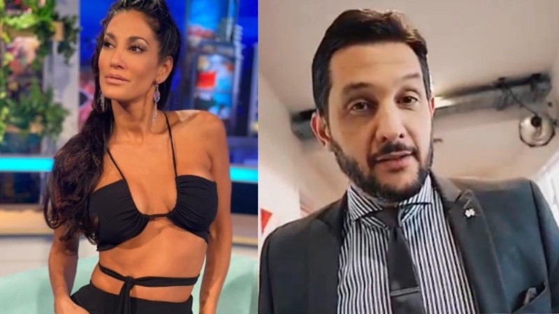 La bailarina Silvina Escudero y el periodista Germán Paoloski.