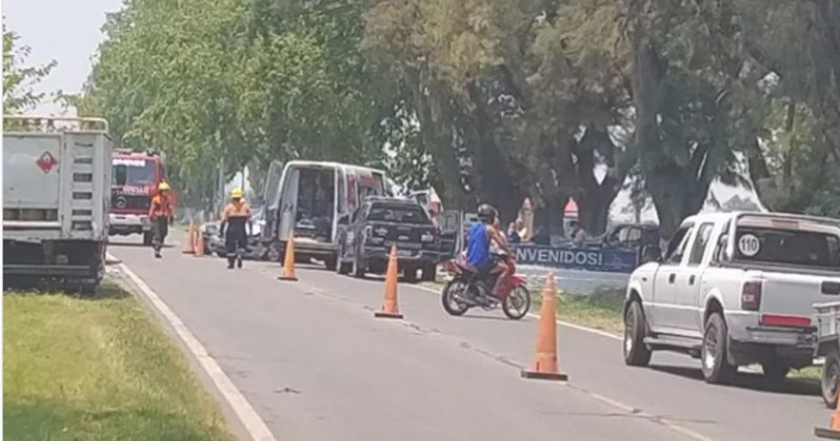 Violento choque frontal en la ruta 33, en el ingreso al camping de ...