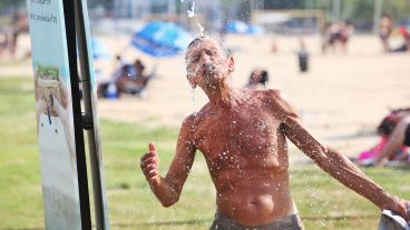 El calor en la ciudad llegó a niveles extremos.