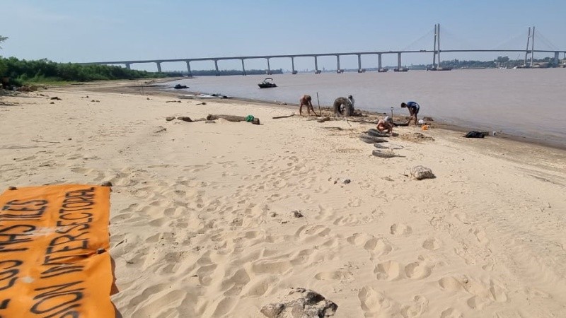 La jornada de limpieza fue realizada este sábado a la mañana.