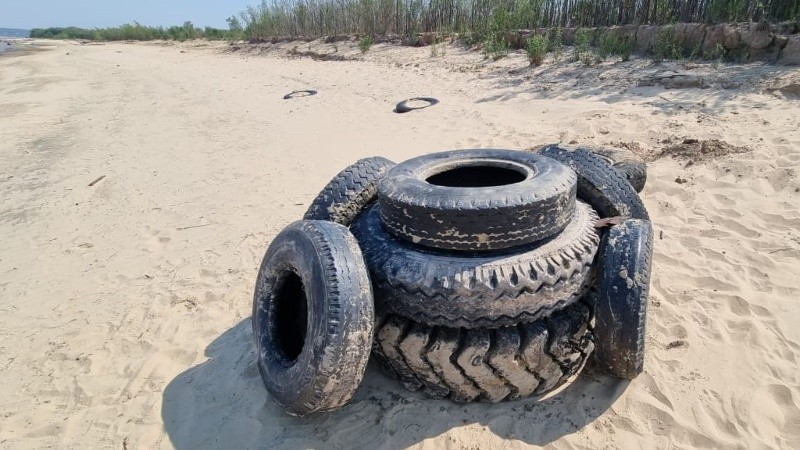 La jornada de limpieza fue realizada este sábado a la mañana.