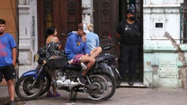 La pensión de 9 de Julio al 500 el martes que descubrieron el femicidio.